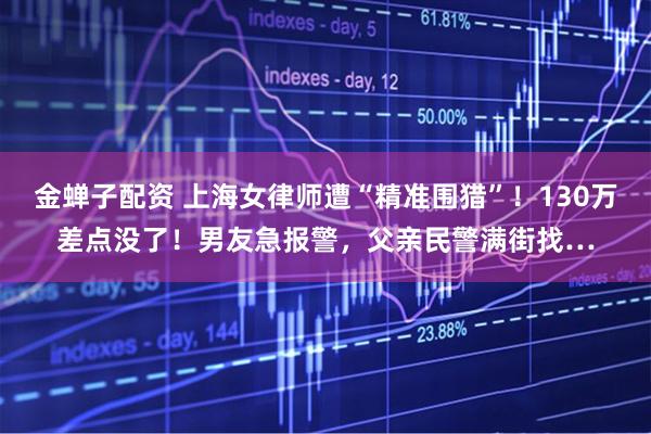 金蝉子配资 上海女律师遭“精准围猎”！130万差点没了！男友急报警，父亲民警满街找…